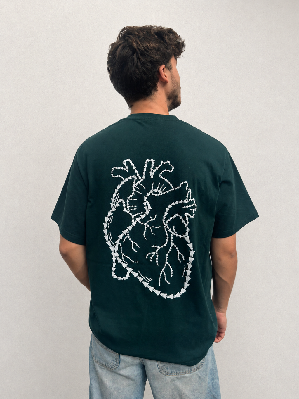 T-SHIRT "HEART" VERT