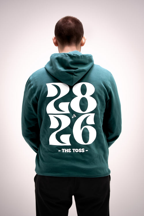 SWEAT A CAPUCHE UNISEXE 100% COTON BIOLOGIQUE- VERT