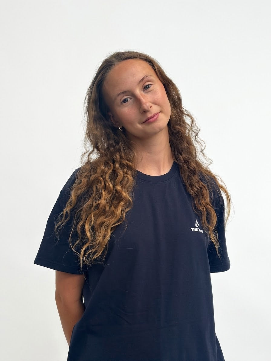 T-SHIRT "HEART" BLEU