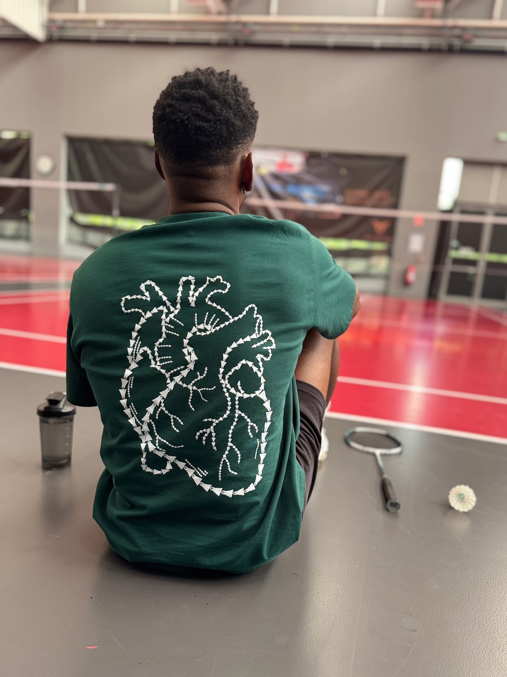 T-SHIRT "HEART" VERT